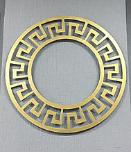 Металлическая декоративная рама для зеркала АФИНЫ ф62см цвет: антик,  золото