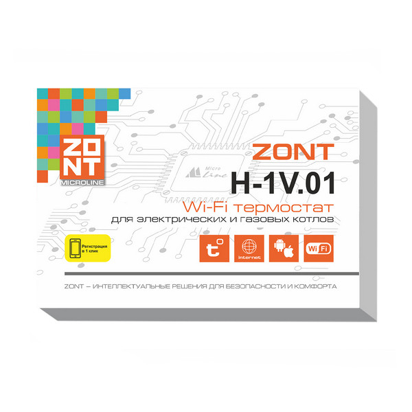 Wi-Fi термостат ZONT H-1V.01 - фото 3 - id-p150569453