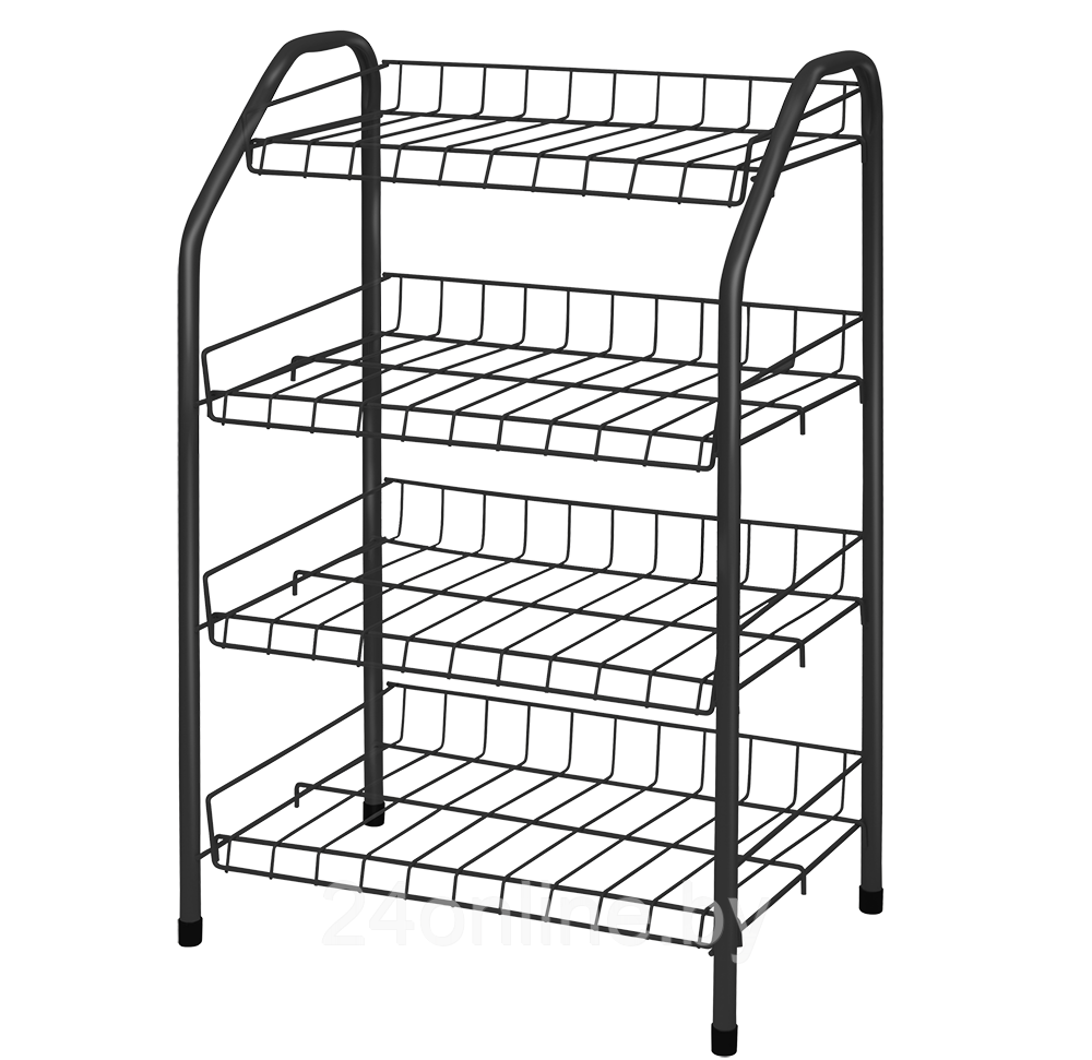 Этажерка для обуви Ника ЭТ2 черная