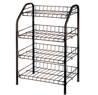 Этажерка для обуви Ника ЭТ2 медный антик