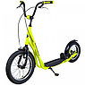 Двухколесный самокат Novatrack 16"/12" (ручной тормоз, надувные колеса, фото 3