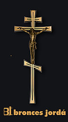 Крест 25×11 см из бронзы ПРЯМОЙ ПОСТАВЩИК православныйс распятием Bronces Jorda Испания