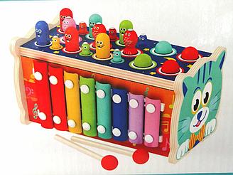 Игра-сортер-ксилофон для малышей