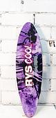 Скейтборд (пенни борд) - RYS Cool, со светящимися колёсами и ручкой, 885/9mi