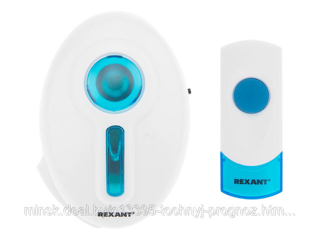 Звонок дверной беспроводной 220 В кнопка IP44 RX-6 REXANT - фото 1 - id-p148820980