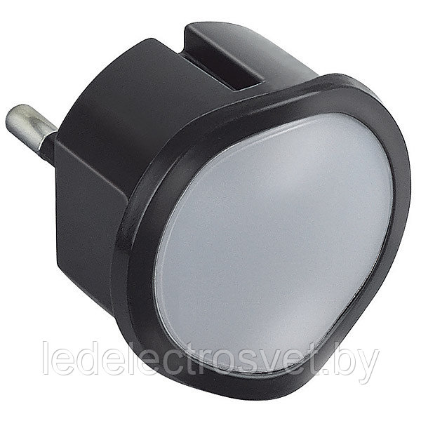 Ночник-сьемный фонарик со встроенным светорегулятором 10А, 230В, 0.06 Вт, черный - фото 1 - id-p150570617