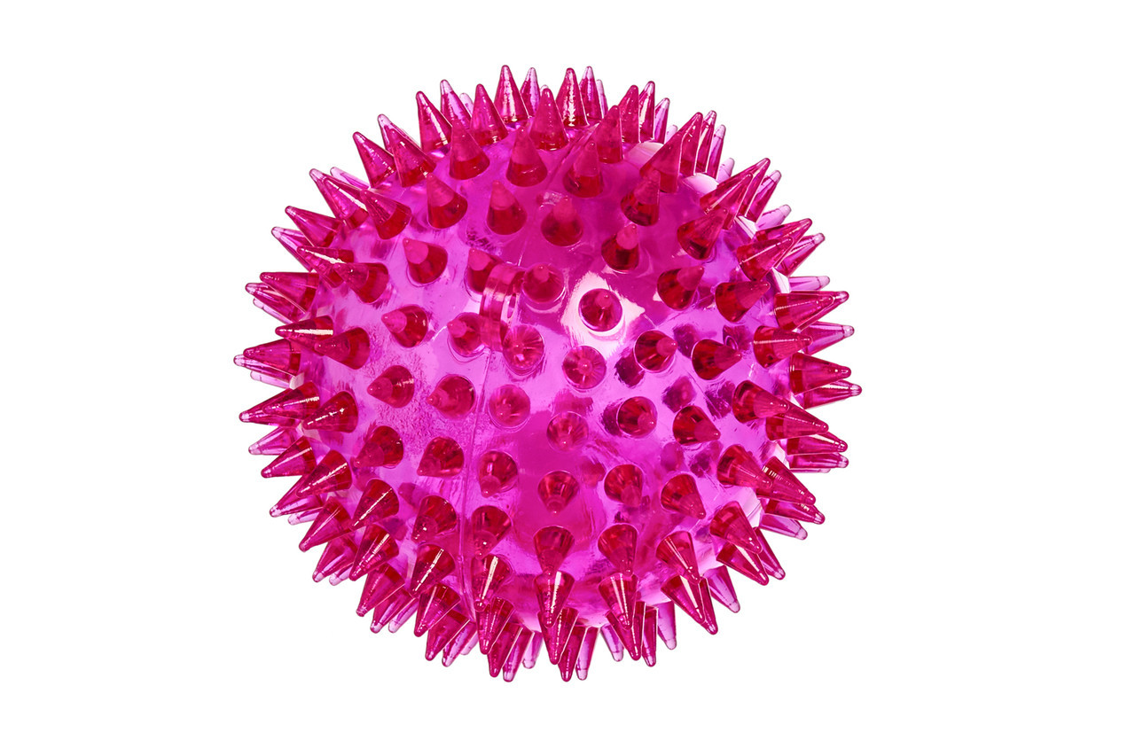 Массажный шарик (7,5 см) с подсветкой - фото 5 - id-p150653943