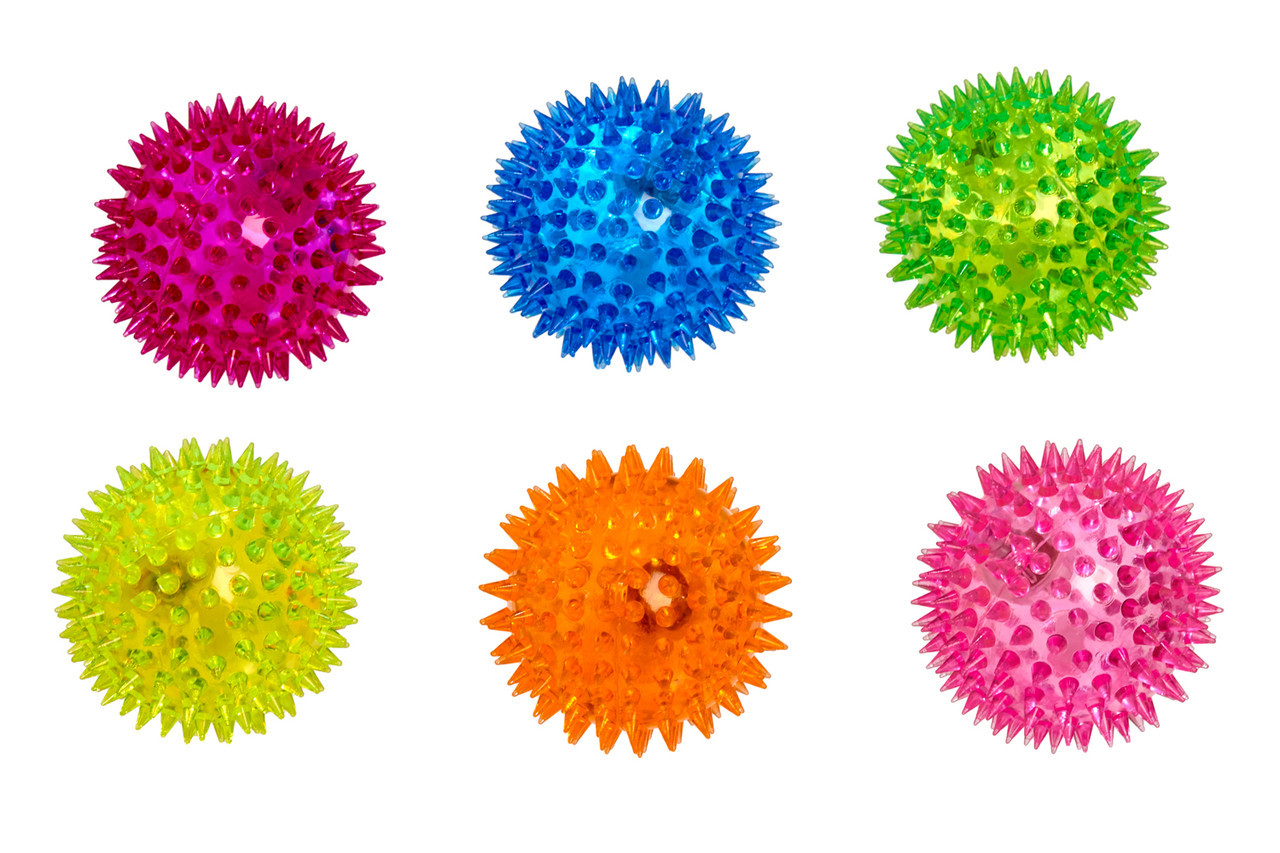 Массажный шарик (7,5 см) с подсветкой