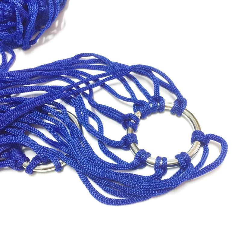 Гамак веревочный 200х80 см (синий) - фото 2 - id-p150653954