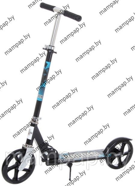 Детский двухколесный Scooter самокат 3623B| Черно\синий Нагрузка до 100 кг