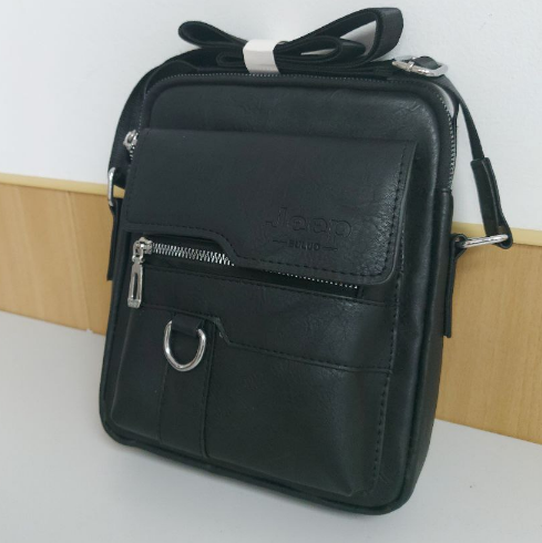 Мужская сумка мессенджер Jeep Buluo - (Цвет черный) - фото 8 - id-p143248139