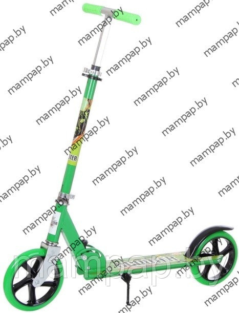 Детский двухколесный Scooter самокат 3623B|Салатовый Нагрузка до 100 кг
