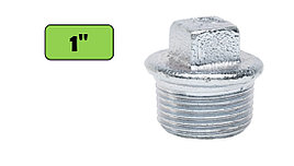 Пробка 25 мм. чугунная оцинкованная "Гебо" ( 1")