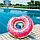 Надувной круг для плавания Пончик розовый, разные размеры!, фото 2