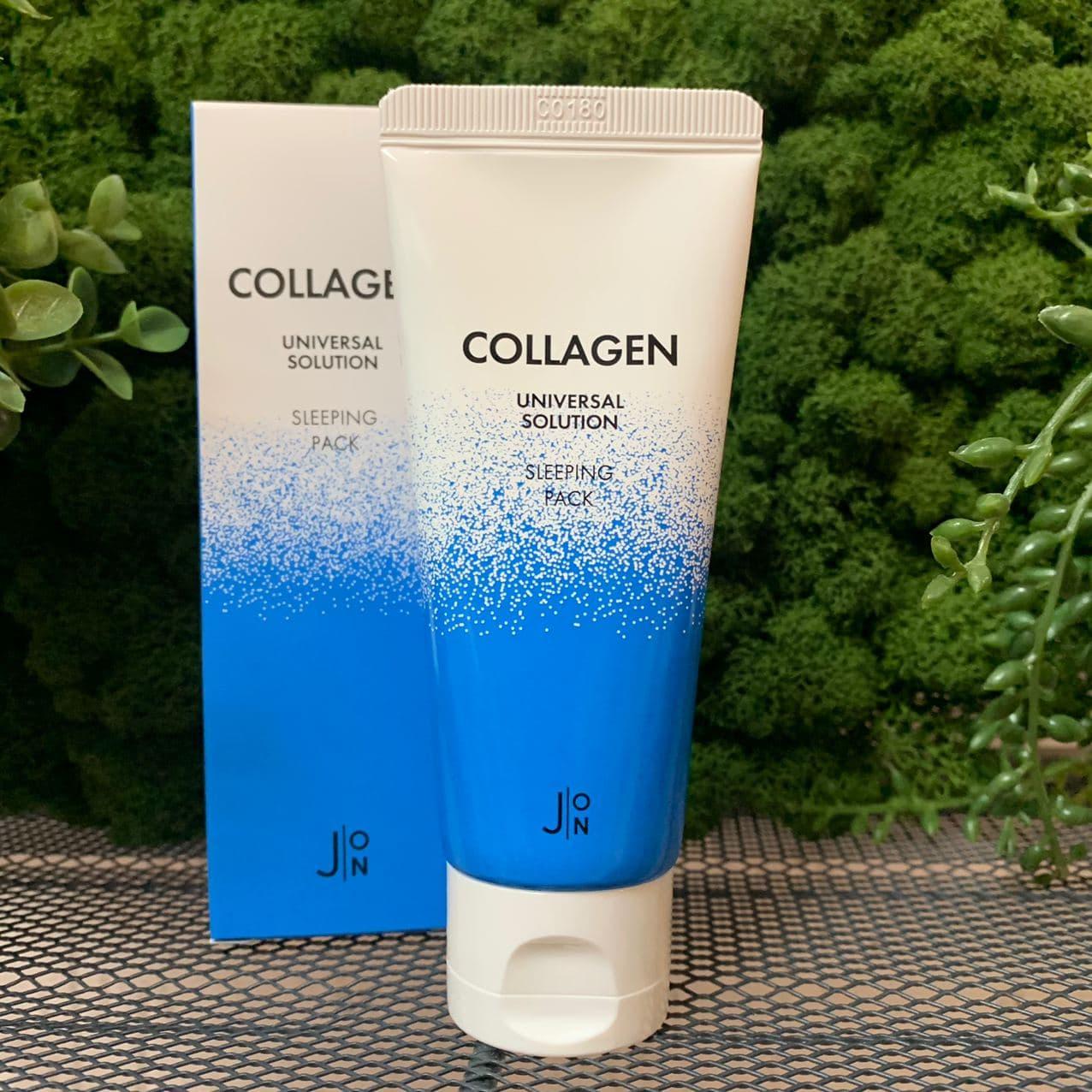 Ночная маска для лица с коллагеном J:ON Collagen Universal Solution Sleeping Pack, 50мл