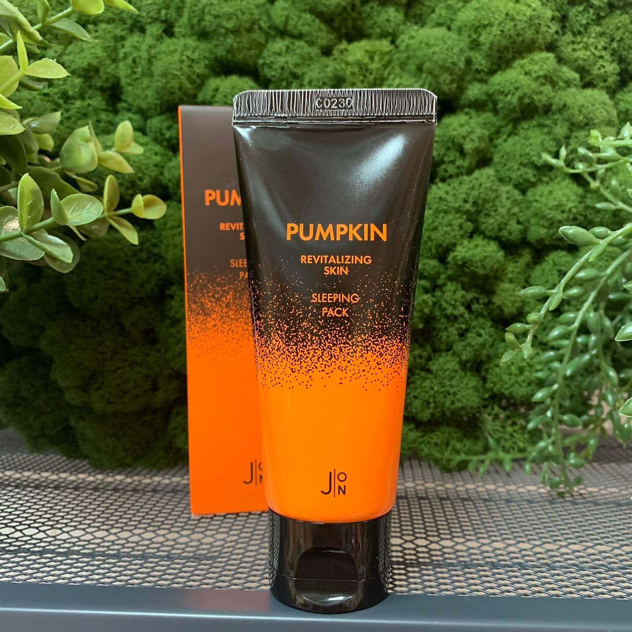 Ночная маска для лица с тыквой J:ON  Pumpkin Revitalizing Skin Sleeping Pack 50 мл