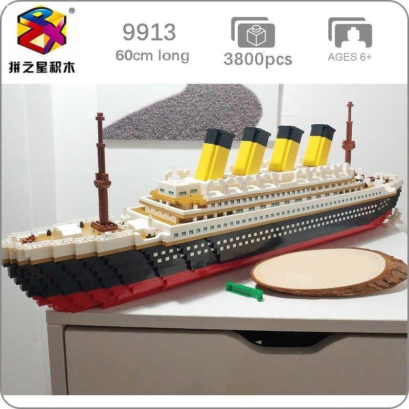 Конструктор из блоков Титаник Titanik model 9913 , 3800 микродеталей аналог лего - фото 3 - id-p150670457