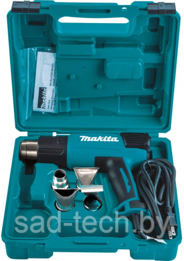 Термовоздуходувка  MAKITA HG6530VK  (2000Вт / LCD 50-650° / 4 насадки)