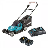 Газонокосилка DLM432CT2 аккумуляторная 36В (18В+18В) 2*5.0Ah, MAKITA