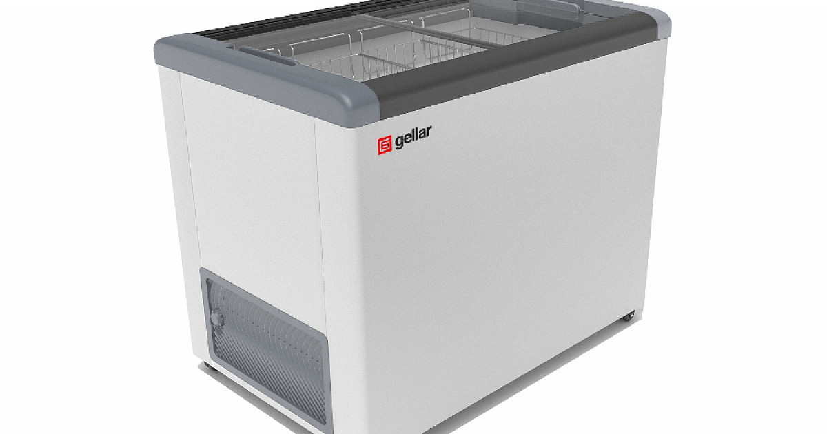 Морозильный ларь Frostor Gellar FG400C 380 л (серый)