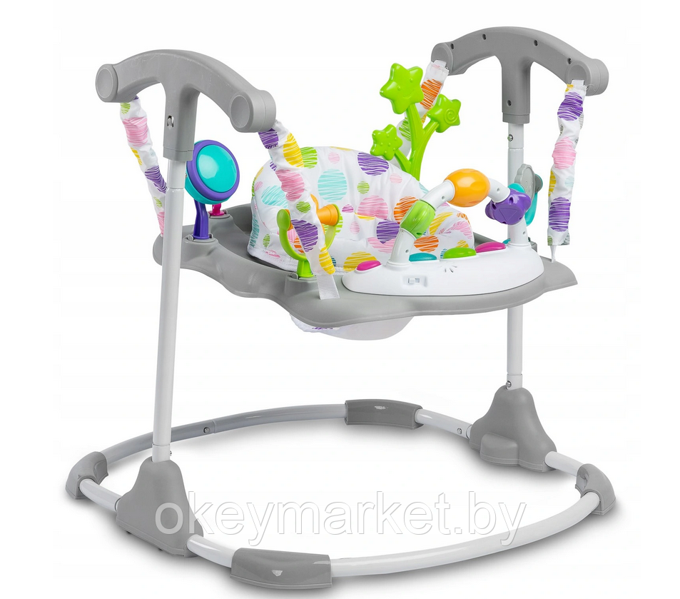 Игровой развивающий центр-прыгунки TOYZ COSMO GREY