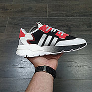 Кроссовки Adidas Nite Jogger Black Red White, фото 3