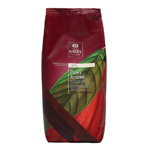 Какао-порошок алкализованный 22-24% Cacao Barry Plein Arome, 1 кг