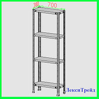 Металлические стеллажи 2000х700х300