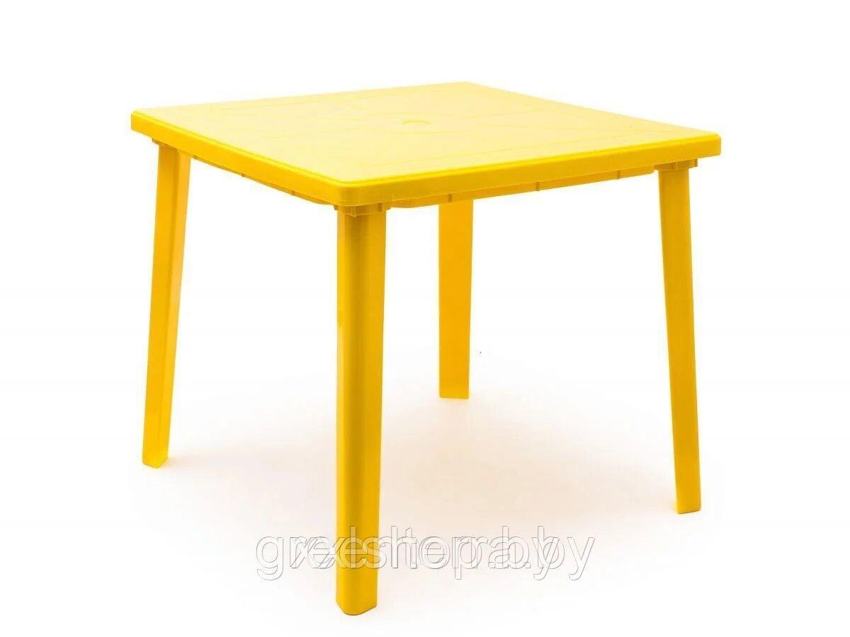 Стол пластиковый для дачи (квадратный) - фото 6 - id-p150710653