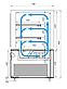 Кондитерская витрина Carboma COSMO KC71-110 VV 0,9-1 BUILT-IN +2...+10, фото 4