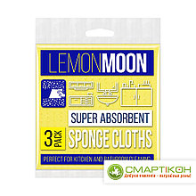 Салфетки влаговпитывающие "Lemon Moon" 3 шт