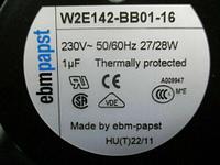 Вентилятор переменного тока Ebmpapst W2E142-BB01-16