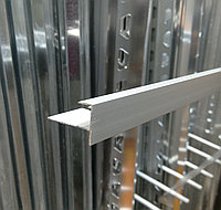F образный профиль для плитки 12мм серебро, длина 270см, фото 1