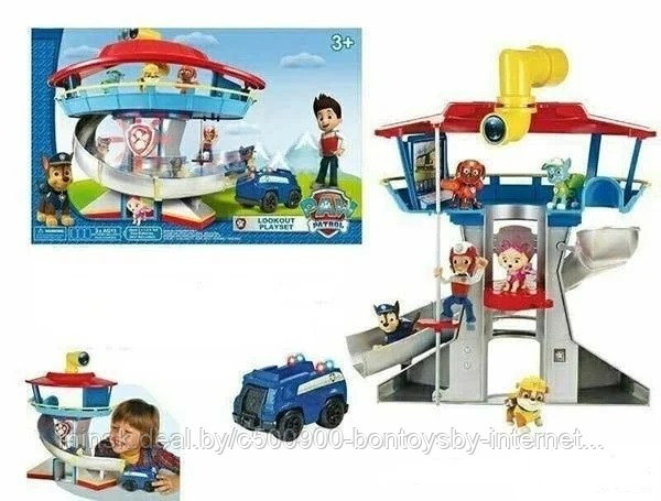 Игровой набор База Щенячий патруль Офис спасателей Paw Patrol свет звук
