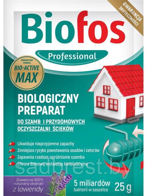 Средство для септиков, выгребных ям и дачных туалетов Биофос Biofos Professional, 25 гр