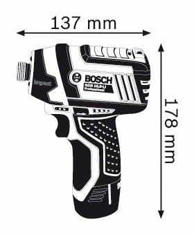 Аккумуляторный ударный гайковёрт GDR 10,8-LI Professional (2 А ч) - фото 2 - id-p13049309