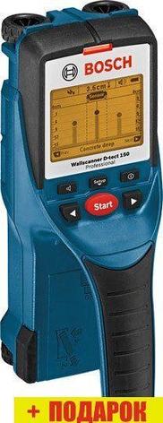 Детектор скрытой проводки Bosch D-tect 150 Professional, фото 2