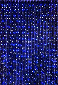 Светодиодный занавес (дождь) Rich LED 2*3 м, сине-белый, прозрачный провод,