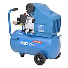 Компрессор воздушный WELT AR25LT (до 235 л/мин, 8 атм, 25 л, 230 В, 1.50 кВт), фото 2