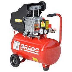 Компрессор воздушный BRADO DC25A (до 235 л/мин, 8 атм, 25 л, 230 В, 1.50 кВт)