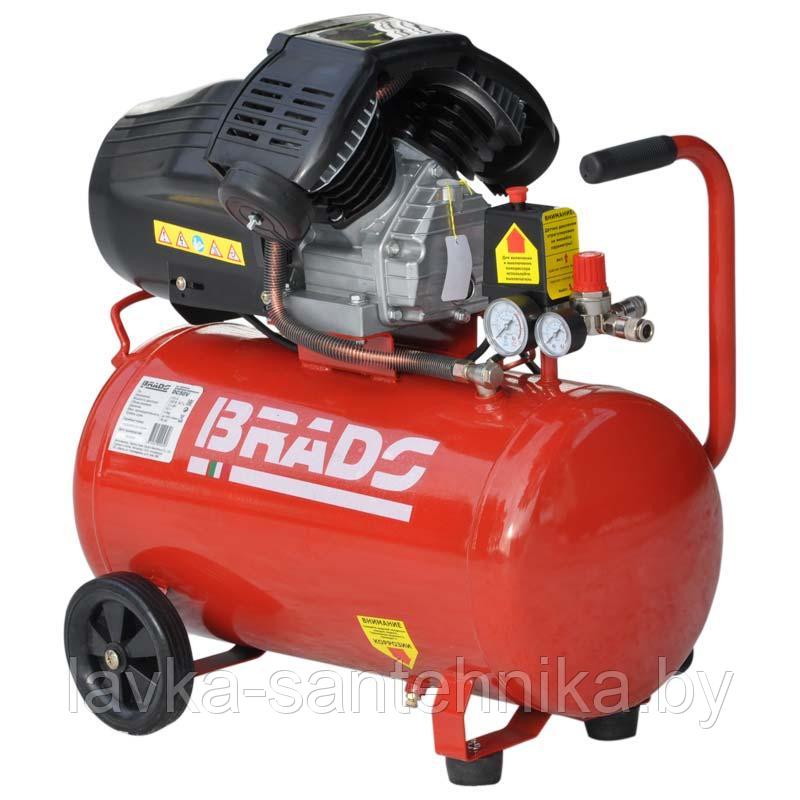 Компрессор воздушный BRADO DC50V (до 440 л/мин, 8 атм, 50 л, 230 В, 2.2 кВт)