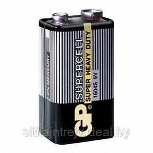 Батарейка GP Supercell 6F22 1S Тип крона, элемент питания