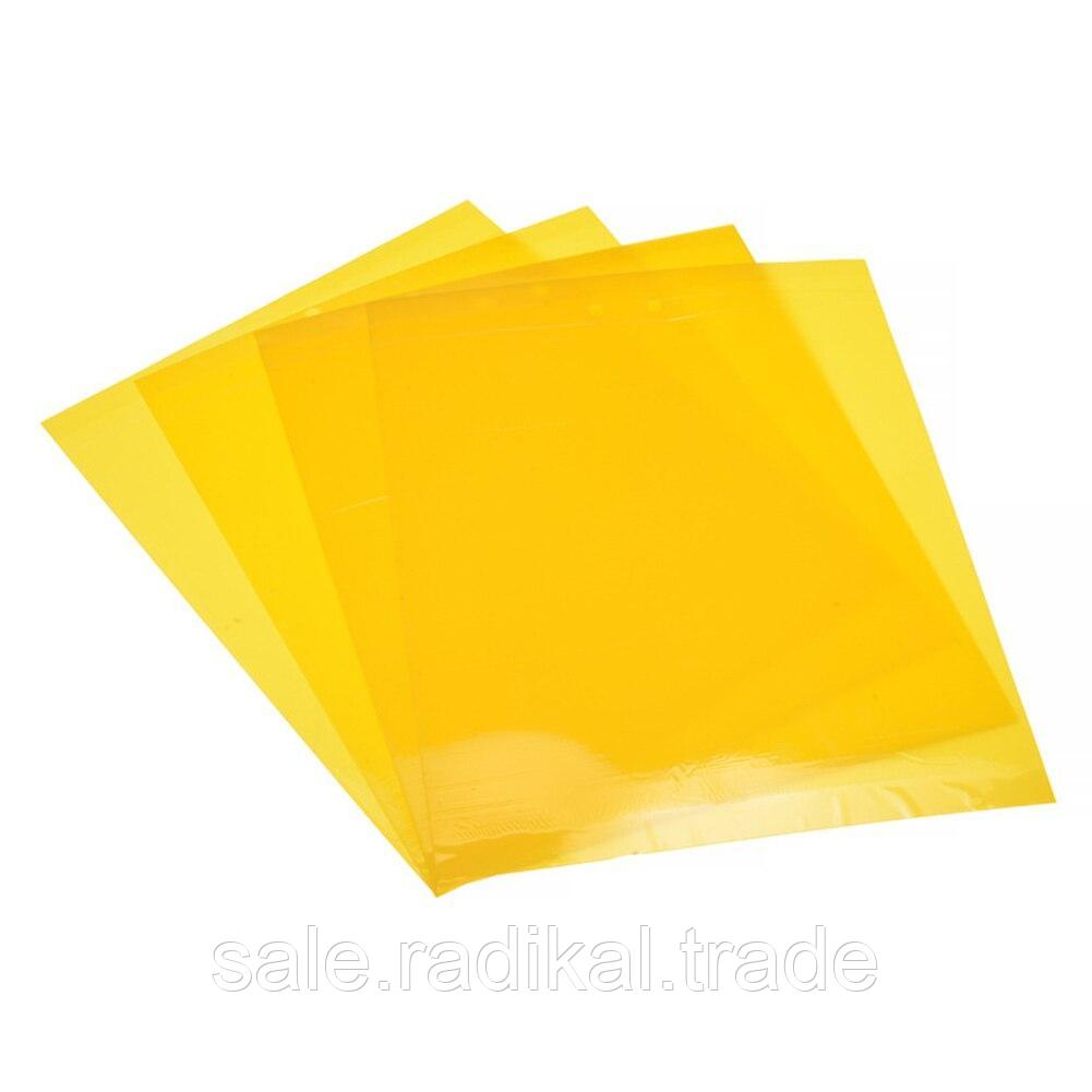 Обложка A4 Пластик 180мкм OFFiCE KiT(100шт),цвет - желтый - yellow, для переплета - фото 1 - id-p143785255