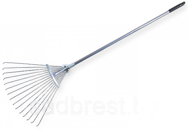 И19МС Грабли веерные раздвижные металлические с черенком Брадас Bradas