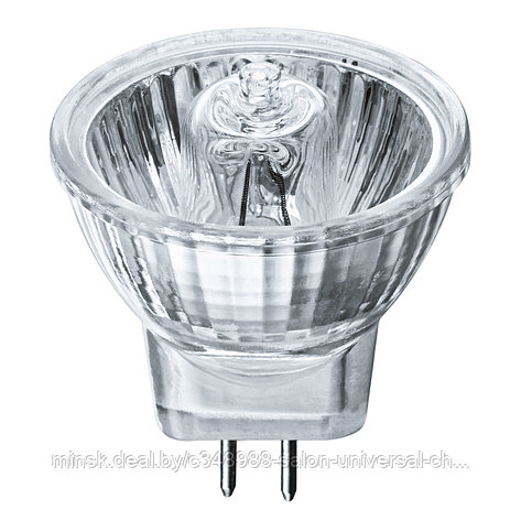 ЛАМПА ГАЛОГЕНОВАЯ с защитн. стеклом Camelion JCDR 20W 220V 50мм, фото 2