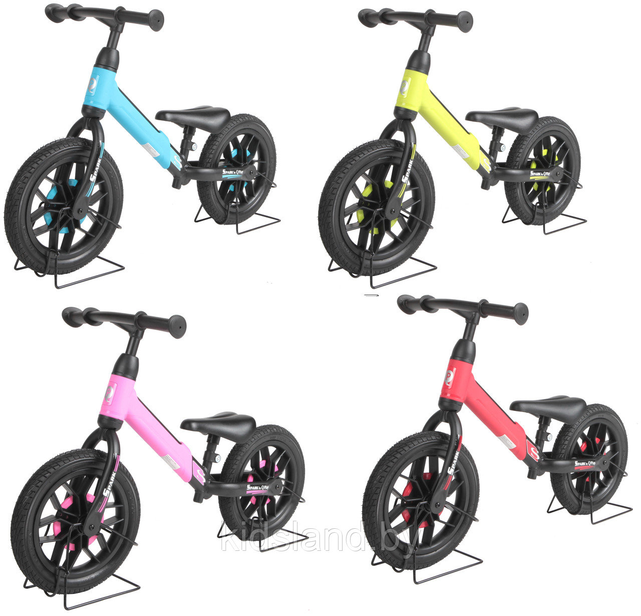 Беговел Qplay Spark Balance Bike (голубой) - фото 2 - id-p150764057