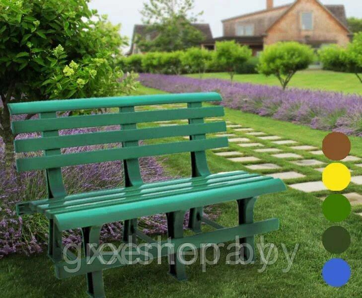 Скамья садовая со спинкой, скамейка для дачи №2 - фото 10 - id-p150768727