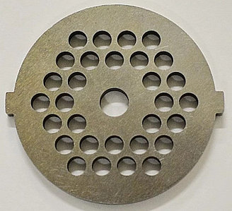 Решетка №2 основная для мясорубки Panasonic, Supra (D-54 паз. отв.4,5 мм, с ушками)