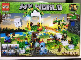 Конструктор Minecraft Майнкрафт "Волшебный лес" 405 деталей
