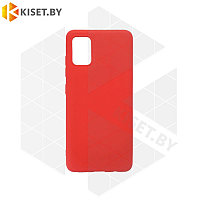 Силиконовый чехол Matte Case для Samsung Galaxy M31 красный